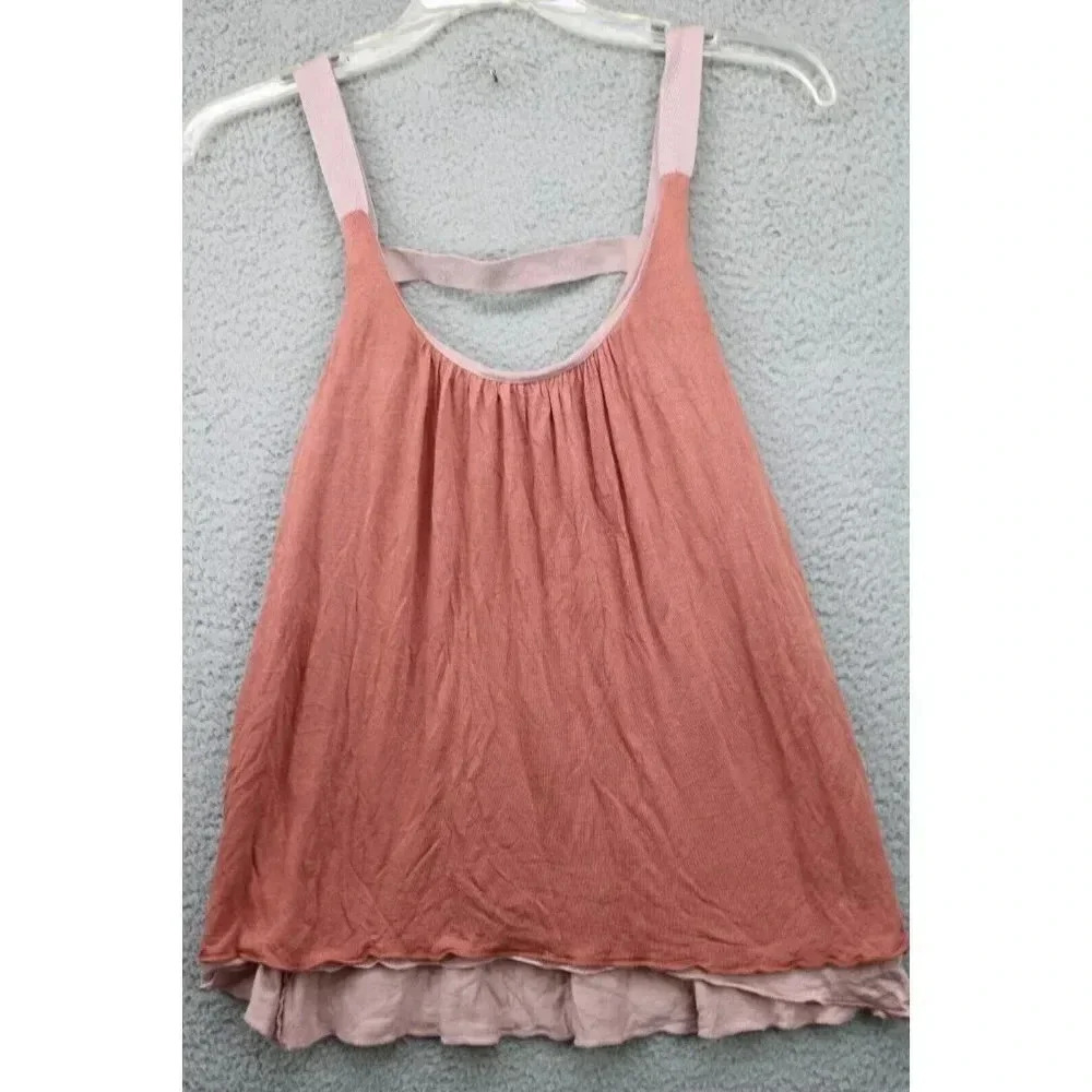 Amadi-Anthropologie Women's Melissa Tank Top-Size Small-Viscose-Layered